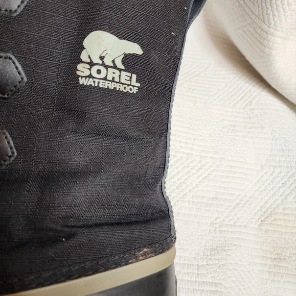 SOREL Men's 1964 Pac Nylon Waterproof Insulated Black Winter Boots Size 14 - Picture 5 of 16